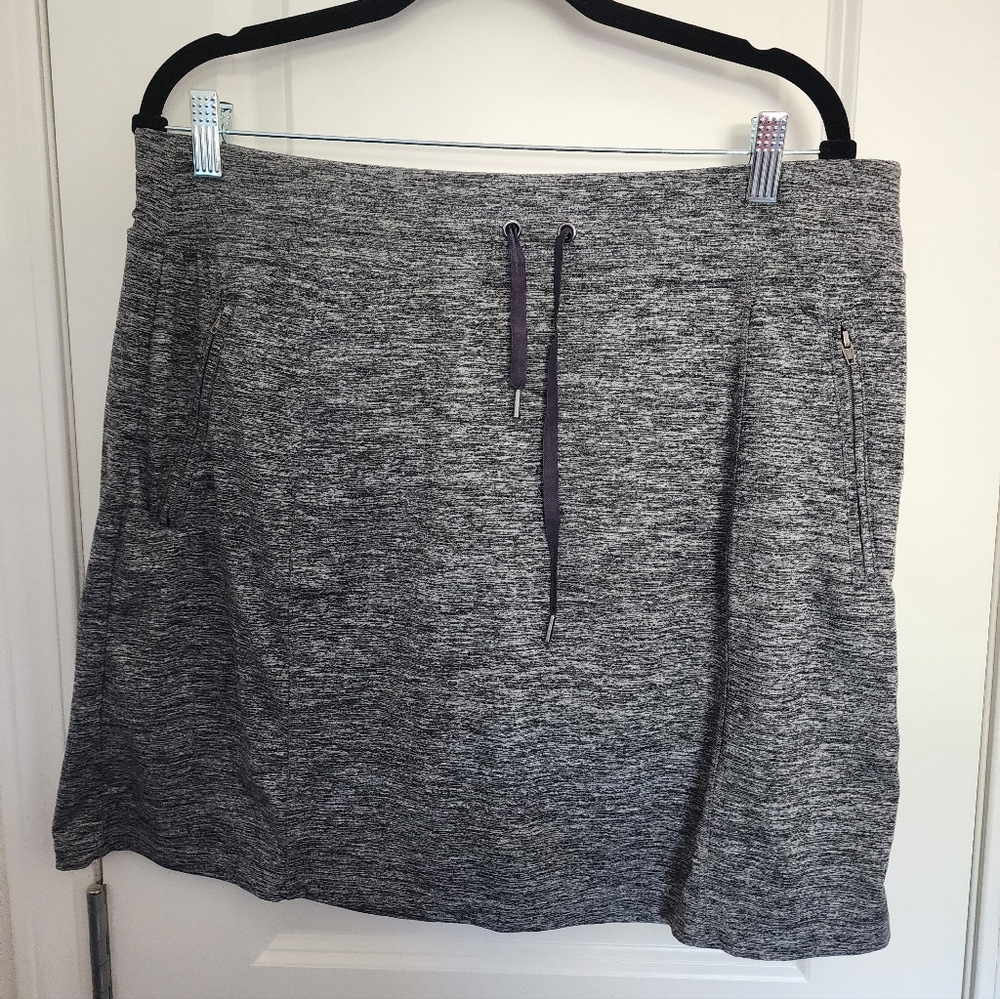 Tangerine Charcoal Activewear Skort Size XXL